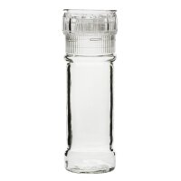 Gewürzglas mit transparenter Gewürzmühle, 110 ml