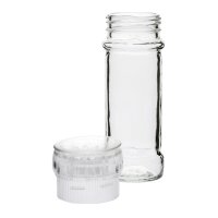 Gewürzglas mit transparenter Gewürzmühle, 110 ml