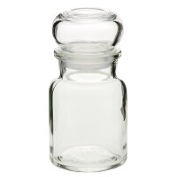 Rundes Apothekerglas mit Glasstopfen, 150 ml