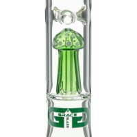 Grace Glass Bong "Playful Green Patty" 50cm