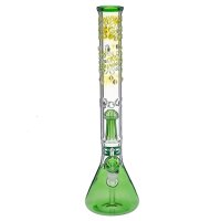 Grace Glass Bong "Playful Green Patty" 50cm