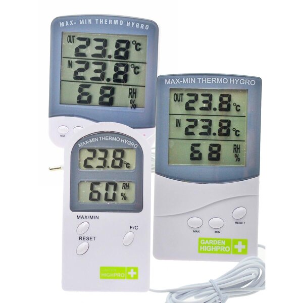 Digitale Thermometer / Hygrometer GHP - divers