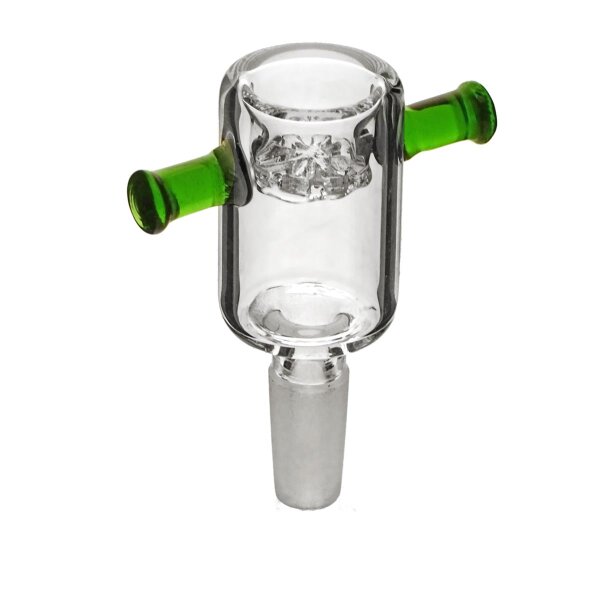 Siebloser Glaskopf grün 10mm