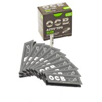 10x OCB Premium Long Schwarz + 7mm Activ Tips Slim