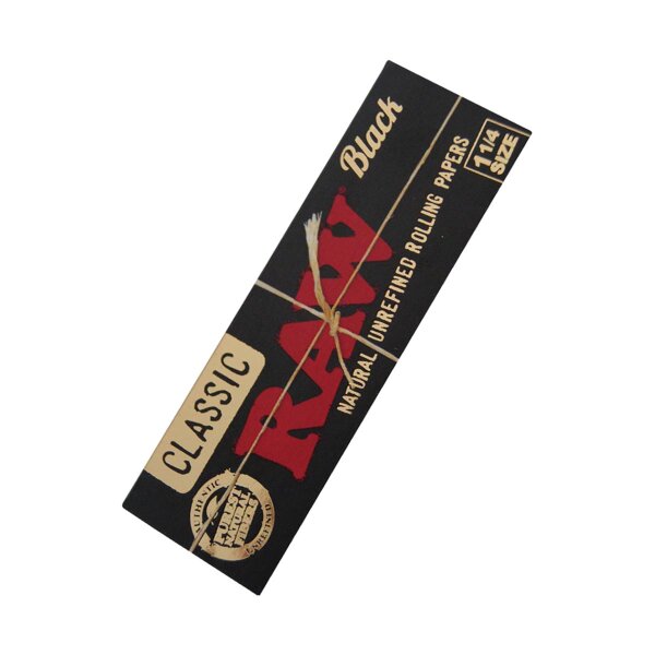 RAW Black 1 1/4 Zigarettenpapier