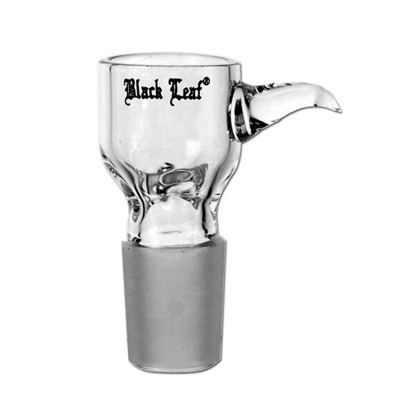 Glaskopf Black Leaf Griff + Sieb