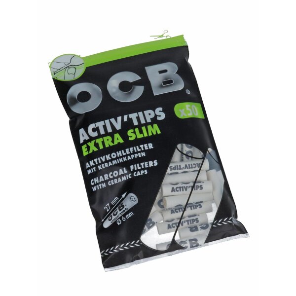 OCB Aktivkohlefilter Extra Slim 6mm