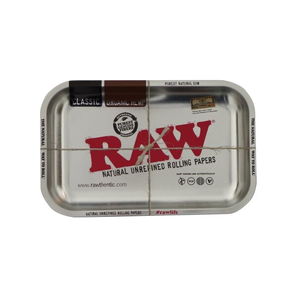 RAW Rolling Tray Small - Metallic