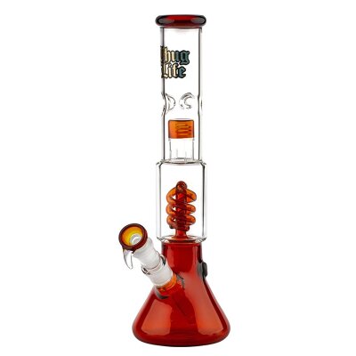 Thug Life OG Perkolator Bong 35cm - bernstein