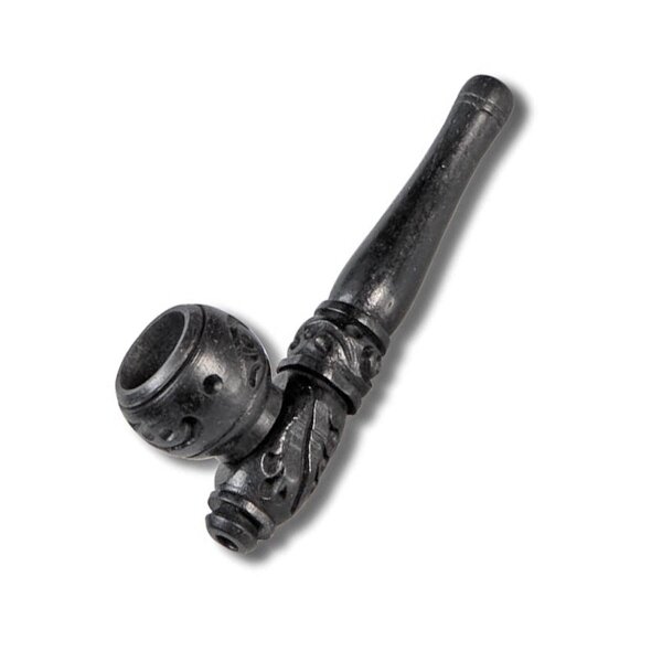 Holzpfeife geschnitzt dunkel 7,5cm