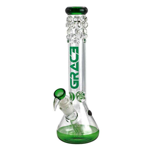 Grace Glass Bong Pearl - grün
