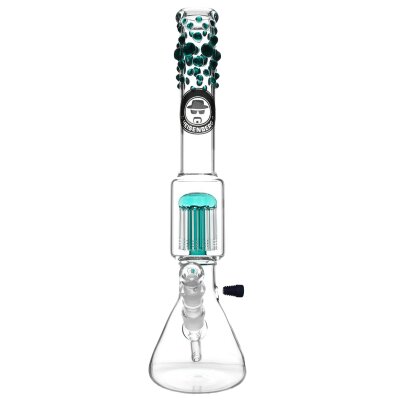 Heisenberg Beaker Bubble 12-Arm Perc 18,8 - grün