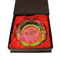 RAW Tischaschenbecher aus Glas Rainbow