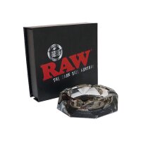 RAW Tischaschenbecher aus Glas Darkside
