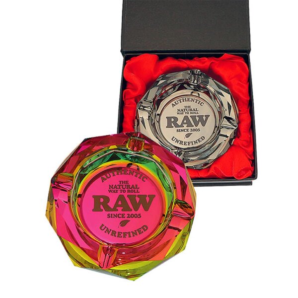 RAW Tischaschenbecher aus Glas