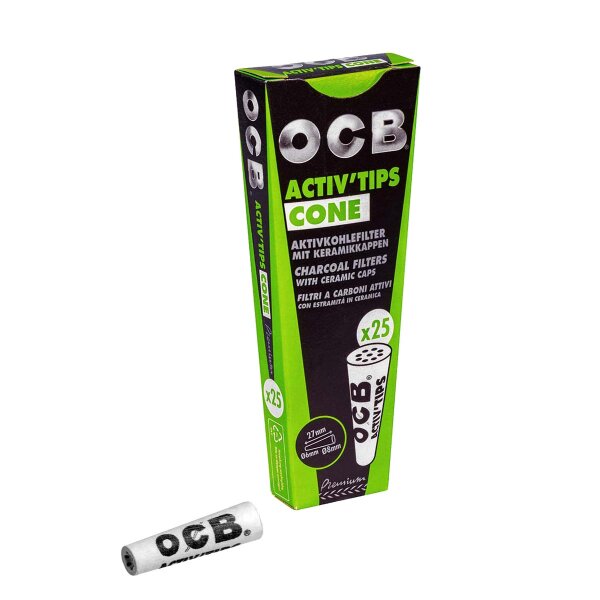 OCB Aktivkohlefilter konisch 6mm