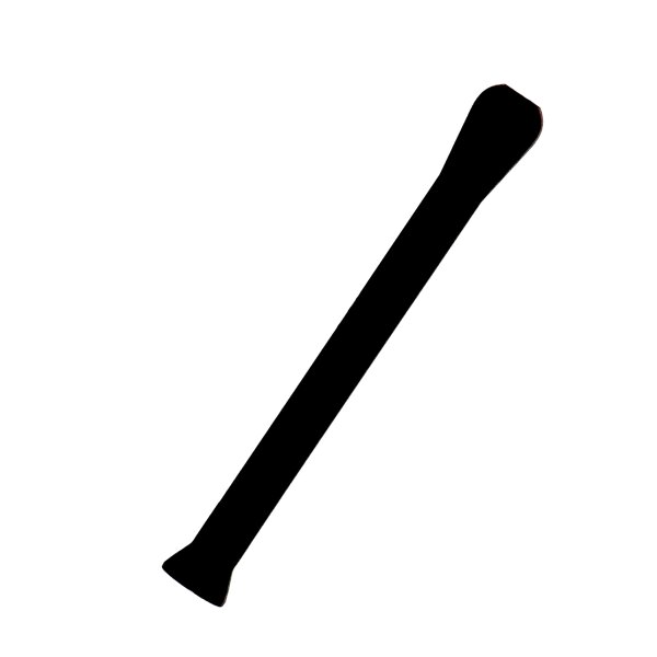 Schnupfröhrchen - schwarz