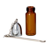 Glasdöschen mit Löffel 5,5 cm