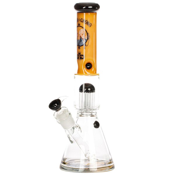 Grace Glass Cheech & Chong 10-Arm-Perc gelb