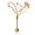 Kette mit Löffelchen 60 cm gold