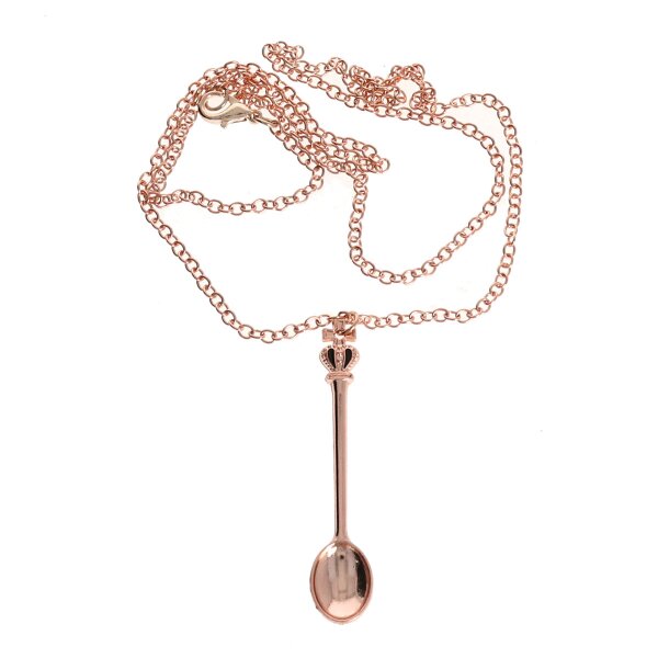 Kette mit Löffelchen 60 cm rosé