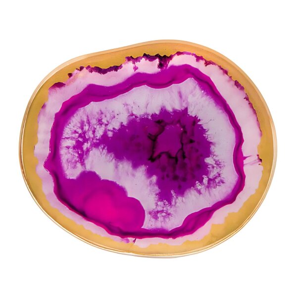Glasscheibe Achat-Optik pink
