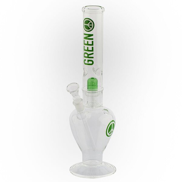 Greenline Peace Bong mit Domeperc 35 cm