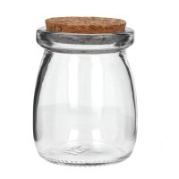 Aufbewahrungsglas mit Korken 90ml