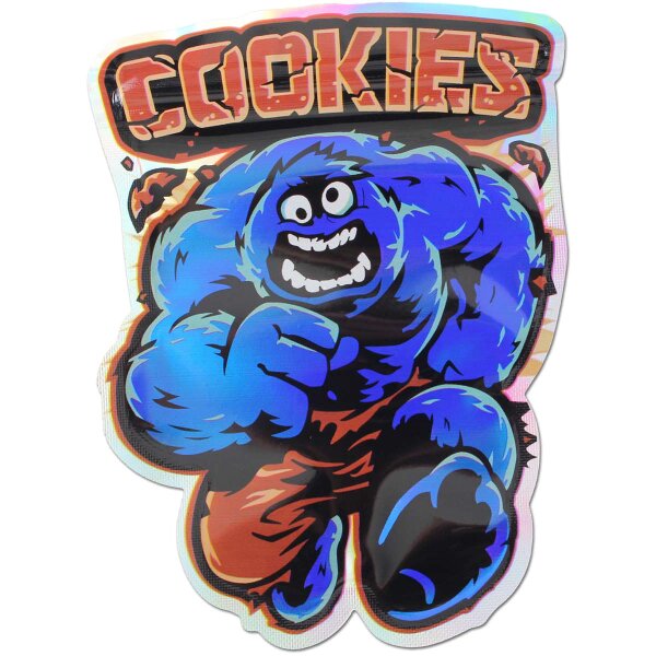 Mylar Schnellverschlussbeutel Cookies