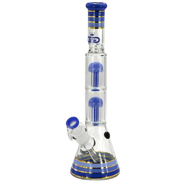 Grace Glass Golden Line Blue Beaker 46cm