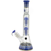 Grace Glass Golden Line Blue Beaker 46cm