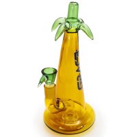 Grace Glass Yellow Palm 27cm