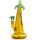 Grace Glass Yellow Palm 27cm