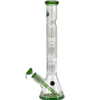 Grace Glass Triple Tree-Arm Percolator Beaker 40cm grün