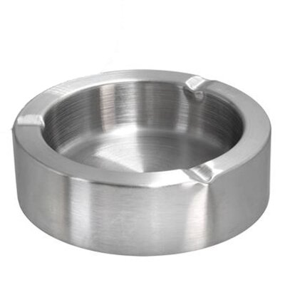 Edelstahl Aschenbecher 9cm