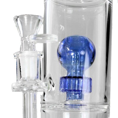 Black Leaf Percolator Bong Blue Hour 37cm