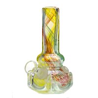 Psychedelische Glasbong handgefertigt "Starfish"