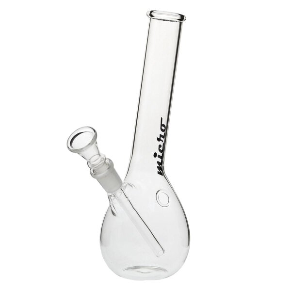 Micro Bong mit Bauch 21 cm