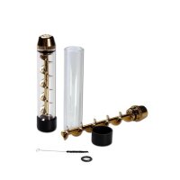 V12 Twisty Quartz Blunt - Pfeife aus Quarzglas