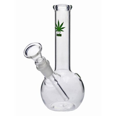 Micro Bong Hanfblatt 16cm