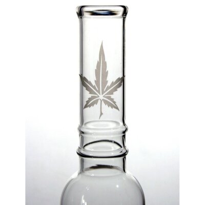 Sand Leaf Glasbong 39cm 14,5