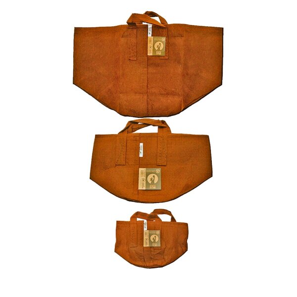 Root Pouch Boxer braun mit Griff 250 g/m²