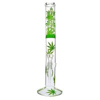 Glas Bong "Hemp Jungle" 45 cm