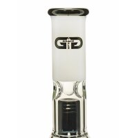 Grace Glass Bong BLACKOUT Black n White  35cm