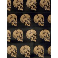 Zip Beutel "Golden Skull" 50 x 50 mm 100 Stück