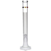 Ehle Glasbong Grace 39cm vollmatiert mit buntem Rand 14,5