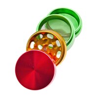 Rasta Grinder Bröselmaschine mit Sieb 4cm