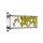 Boost Pro Cane Bong Gelb 18,8