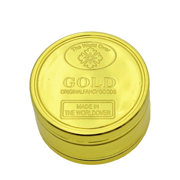 Grinder mit Polllum-Sieb Goldbarren 50mm