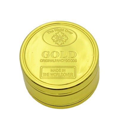 Grinder mit Polllum-Sieb Goldbarren 50mm